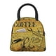 thumbnail image 1 of Balery Coffee Vintage Bolsa de Almuerzo para Mujeres, Caja de Almuerzo, Bolsa de Almuerzo Pequeña Impermeable, Tote de Almuerzo Reutilizable con Gran Capacidad, 1 of 6