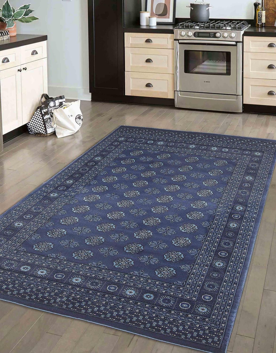 ECARPET Bokhara Oriental Area Rug for Living Room