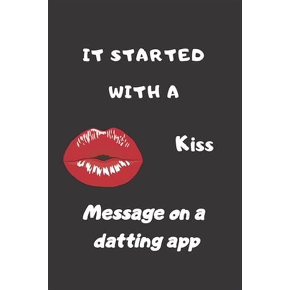 Pre-Owned It Started With a Message on a dating App: Funny Valentines Day Gifts for Him/Her-Boyfriend Birthday/Girlfriend Birthday