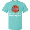 thumbnail image 3 of Inktastic I'm So Cute, I Must be Norwegian Sunflower Norway Flag T-Shirt, 3 of 5