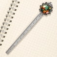thumbnail image 3 of Tropical plants Vintage Silver Lace-Edged Bookmark: a Special Gift for Book Lovers and Readers with a Passion for Beautifully Crafted Book Accessories, 3 of 5