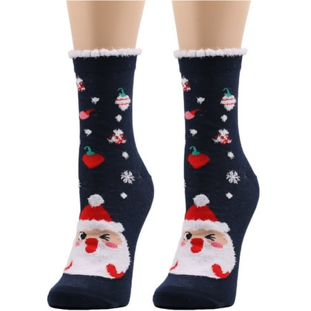 

2 pairs Christmas Socks Woolen Socks Christmas Socks Women s Socks Tube Socks Color random