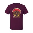 thumbnail image 2 of Wild Bobby, Life is Better with My Daschund Cute, Dog Lover, Men Graphic Tee, Maroon, Small, 2 of 4
