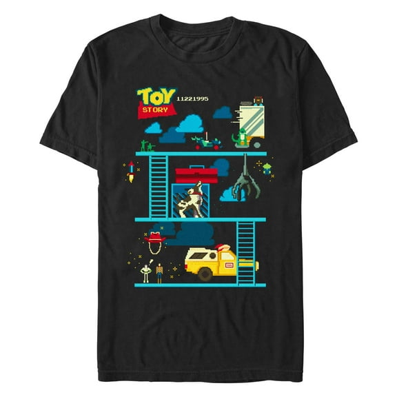 Men's Toy Story Pixel Adventures Graphic T-Shirt