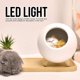 thumbnail image 4 of Un juego (verde, aproximadamente 130 × 130 × 143 mm) de luz nocturna recargable para casa de gato, lámpara de gatito lindo, ambiente hogareño para gato, luz decorativa para dormitorio para mujer, 4 of 5