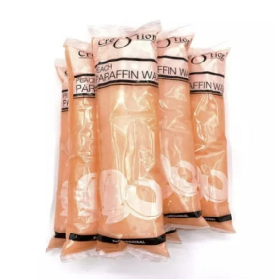 Cre8tion 6 lbs Peach Paraffin Wax Refill for hand and feet bath Paraffin Wax Block