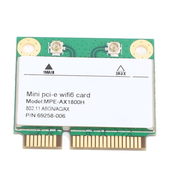 MPE AX1800H Wireless Card, Plug and Play 1800Mbps 5.2 Mini PCIe Adapter for Linux