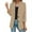 Yellow, variant on DQRPSEETB Plus Size Tops Womens Casual Jacket Pockets Long Sleeve Open Front Button Work Lapel Button Jacket Casual Top