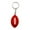 Red, variant on Mini Football Keychain, 3D Simulation American Pendant for Sport Fans, Alloy Durable Clip for Backpack Purse, Orange Team Spirit Gift for Women Men, 1×Mini Simulated Football Keychain Pendant