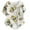 Yellow, variant on HomeGardon Women Shirts Womens T Shirts V Neck Rolled Short Sleeve Summer Tops Floral Printing Casual Button Trendy Loose Fit Dressy Blouses Light Blue,S-XXL