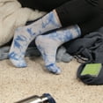 thumbnail image 2 of BambooMN Men's Bamboo Tie Dye Crew Socks - Assortment D - 2 pairs, 2 of 4