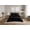 02 - Black, variant on jaycorner. Turquoise Color Mulberry Silk Zipper Closure Duvet Cover Set 3-Piece – 100% Pure Silk, Duvet Set with Corner Ties, Twin/Twin-XL ( 68" x 90" )