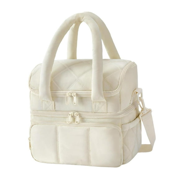 Bolso de hombro multifunción de para caminatas de playa para niños de viaje para niños de campamento Beige