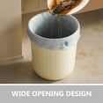 thumbnail image 2 of Small Trash Can Bathroom Garbage Can Trash Bin Waste Basket Container Trash Can, 2 of 8