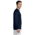 thumbnail image 4 of 3 Pack Champion Men's Cotton Long Sleeve Crew Neck Tag Free T-Shirt - Navy Blue - Small, 4 of 4