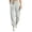 Gray, variant on Womens Pants for Women with Pockets Straight Cigarette - Raw Hem Office White XXL