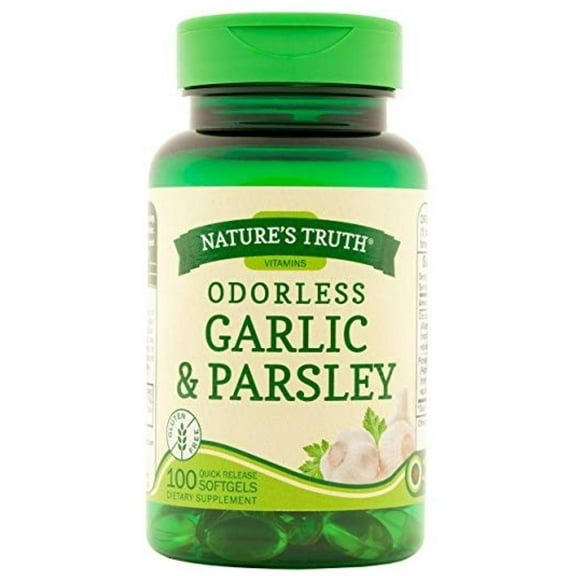 Nature's Truth Odorless Garlic & Parsley, 100 ea (Pack of 2)