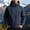#0147-Dark Blue, variant on Men's Waterproof Rain Jacket Hooded Lightweight Outdoor Windbreaker with Zipper Pockets Drawstring for Travel Daily Commute