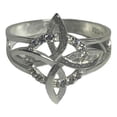 thumbnail image 2 of JOYARIS Anillo Nudo De Bruja Con Zirconias En Plata Solida 925 Talla 6.5 AN-0000304, 2 of 3