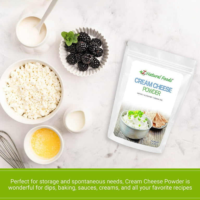 Z Natural Foods Cream Cheese Powder for Flavorful Dips, Baking