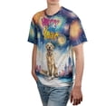 thumbnail image 4 of Happy New Year with Golden Retriever Fireworks Holiday Xmas Winter 2025 All Over Print 3D Shirt Unisex Merch Goldens Dog Lover Gifts Idea - 00025, 4 of 6