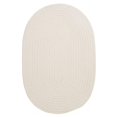thumbnail image 1 of Colonial Mills Rug BR10R072X072 Boca Raton - White 6 ft. round Braided Rug, 1 of 1