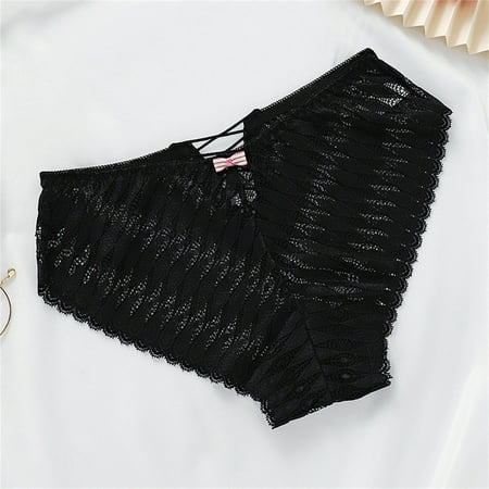 

eczipvz Women S Lingerie Sleep & Lounge Women s Tummy Smoothing Lace Thong Black