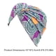 thumbnail image 3 of Jumpingount Pañuelos para la cabeza para mujer Gorro plisado en forma de V a la moda Type6 NO6, 3 of 4