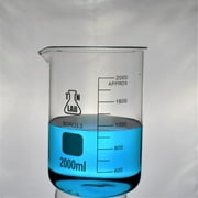 Beaker Borosilicate Glass with Graduations 2,000ml 2L