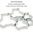 thumbnail image 4 of Cookie Cutters Cookie Cake Pan Stainless Steel 5 Pcs Bear Shaped Baking Cake Pattern, 4 of 6
