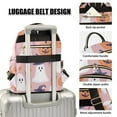 thumbnail image 3 of FORMRS Mini Backpack Purse for Women Travel Daypack Casual Shoulder Bag, Cartoon Halloween Ghosts, 3 of 7