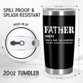thumbnail image 2 of Father's Day Gifts for Dad from Daughter Son - Stainless Steel Insulated Coffee Tumbler with Lid 20 oz - Funny Fathers Day Birthday Gifts for Dad, Husband Birthday Gift Ideas, 2 of 5