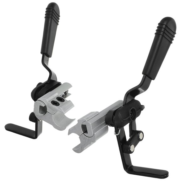Hemoton 2 Pcs Wheelchair Brakes Replacement Aluminum Alloy Wheel Lock Wheelchair Hand Brake For Transport Chairs Medical Wheelchairs