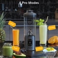 thumbnail image 3 of Personal Blender, Portable Blender for-Smoothies and Shakes, Ice crush, Juice, Pulse, 4 Programs, Cordless, USB-C Rechargeable, 18 oz removable Vesse, 3 of 9