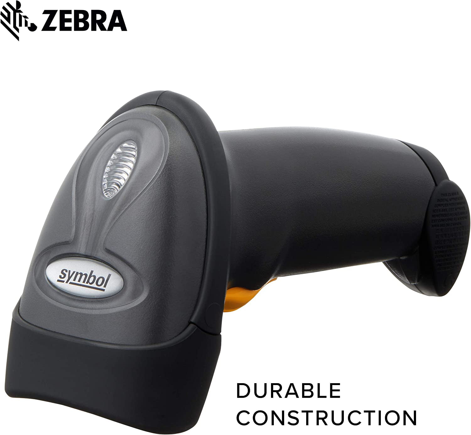 Zebra LS2208 Series Corded Handheld Standard Range Laser Scanner Kit with Gooseneck Stand and Cable Twilight Black LS2208-SR20007R-NA