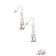 thumbnail image 3 of Delight Jewelry Silvertone 3-D Fire Engine - Silver tone Infinity French Earrings, 3 of 4