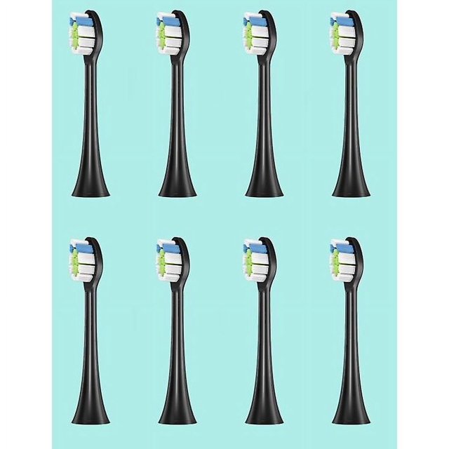 Paquete de 10, negro, para cabezales de cepillo de dientes eléctrico sónico Philips Hx6