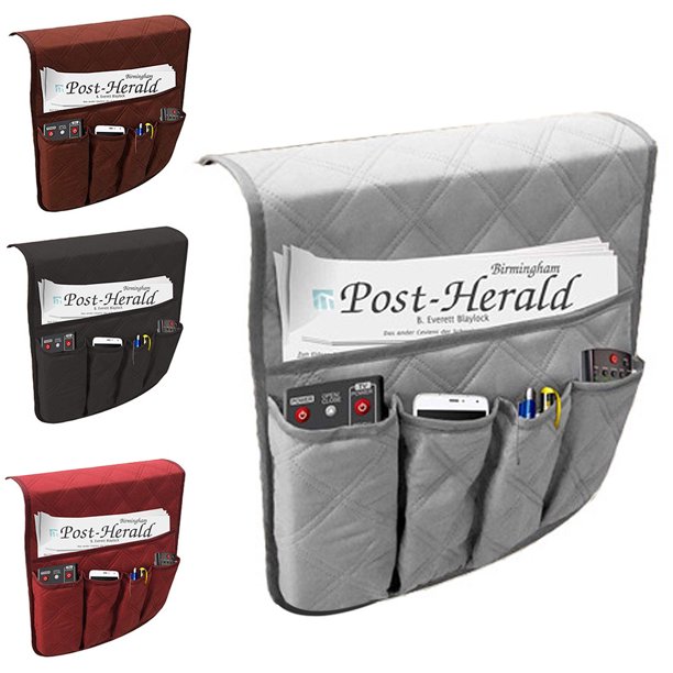 Yipa Couch Sofa Chair Armrest Organizer Cover 5 Pockets AntiSlip