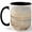 Black, variant on Coastal Sunrise Coffee Mug, Peaceful Beach Mug, Ocean Lover Birthday Christmas Gift, Neutral Seashore Wave Sand Dune Landscape Art, 11 oz White Ceramic Coffee Cup Gift for Tea