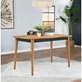 thumbnail image 2 of Pemberly Row Farmhouse Rectangular Wood Counter Height Table in Natural, 2 of 9
