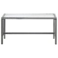 thumbnail image 4 of vidaXL 4 Piece Garden Lounge Set with Cushion Poly Rattan Anthracite, 4 of 5