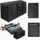 thumbnail image 3 of Promoción de invierno, bolsa de almacenamiento extremadamente grande para cojines, sábanas, almohadas, cojines, bolso de mano con mango Oxford 210d (173 x 76 x 51 cm), 3 of 5
