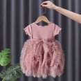 thumbnail image 2 of Baozhu Girls Princess Dress Summer Foreign Style Fluffy Splicing Cake Skirt Designed Kid Outfits,1-8 Years, 2 of 8