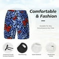 thumbnail image 5 of Gaeub Abstract Colorful Butterflies Mens Swim Trunks Stretch Beach Shorts Quick Dry for Men Swim Shorts Swimwear with Pockets- X-Large, 5 of 9