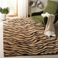 thumbnail image 2 of SAFAVIEH Soho Anson Geometric Wool Area Rug, Gold/Black, 3'6" x 5'6", 2 of 11