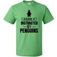 thumbnail image 3 of Inktastic Easily Distracted by Penguins T-Shirt, 3 of 5