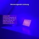 thumbnail image 5 of 100W LED UV-svartljus, kraftfull UV-strålkastare, IP66, 395 UV-lampa nm för jul, Halloween-ljusfest (2-pack), 5 of 5