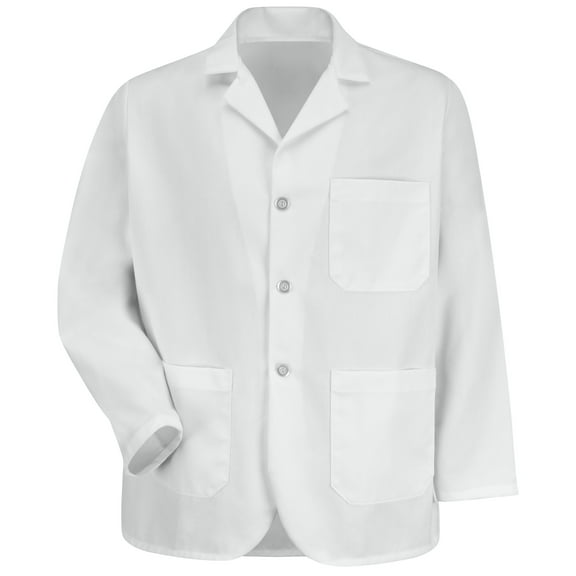 Red Kap Men's Notch Collar Lapel Counter Coat