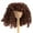 Chestnut Brown, variant on Monique Synthetic Mohair Bernadette Doll Wig