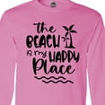 thumbnail image 4 of Inktastic Spring Break the Beach is My Happy Place Long Sleeve T-Shirt, 4 of 5